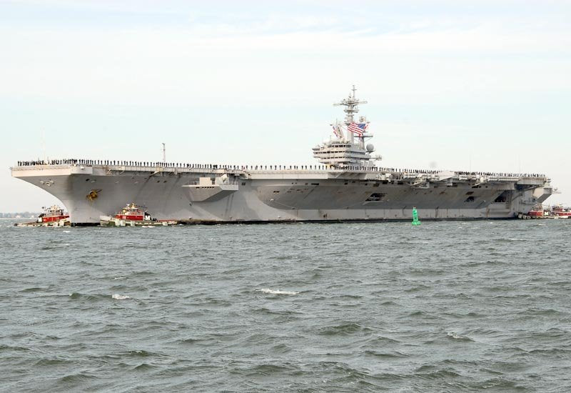 Uss George Hw Bush Cvn77 Aircraft Carrier 2 A4 Photo Print