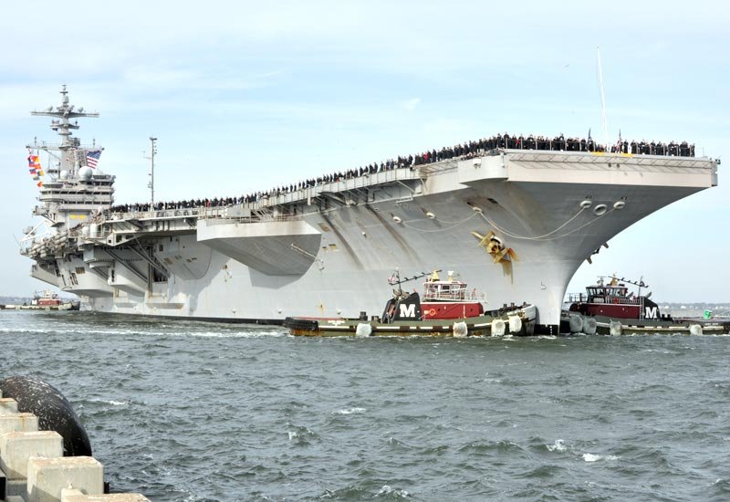Uss George Hw Bush Cvn77 Aircraft Carrier 3 A4 Photo Print