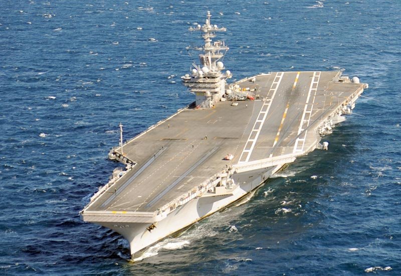 Uss George Hw Bush Cvn77 Aircraft Carrier 7 A4 Photo Print