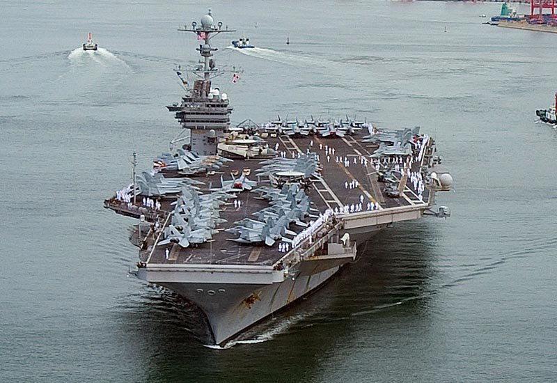 Uss George Washington Cvn73 15 A4 Photo Print
