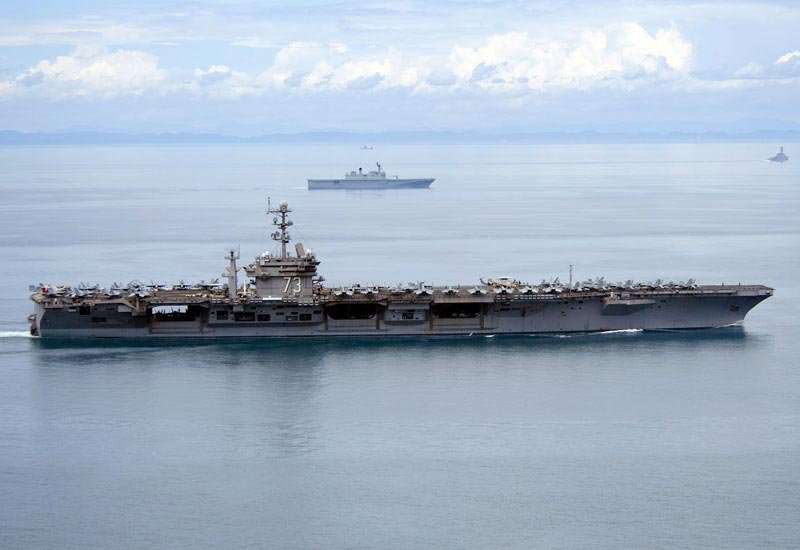 Uss George Washington Cvn73 5 A4 Photo Print