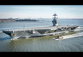 Uss Gerald Ford Cvn78 2 A4 Photo Print