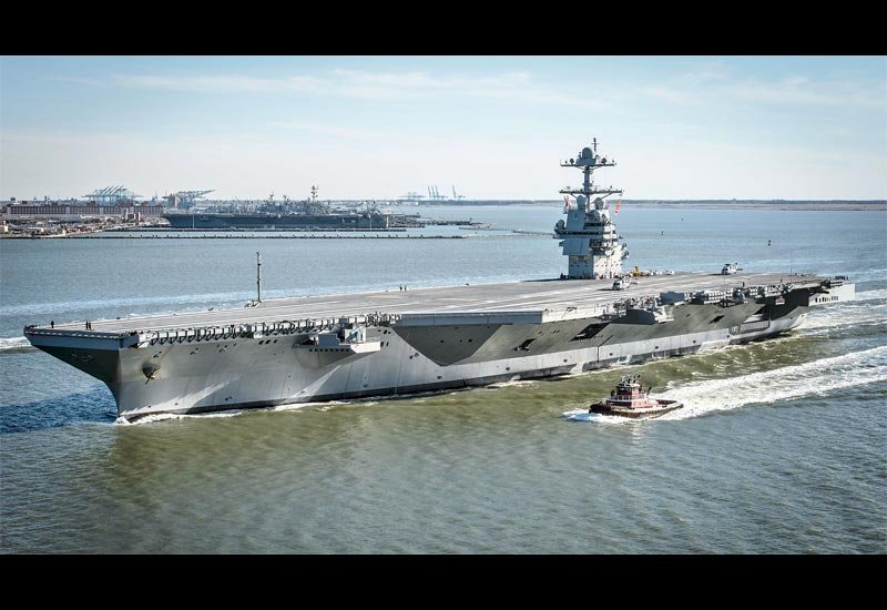 Uss Gerald Ford Cvn78 2 A4 Photo Print