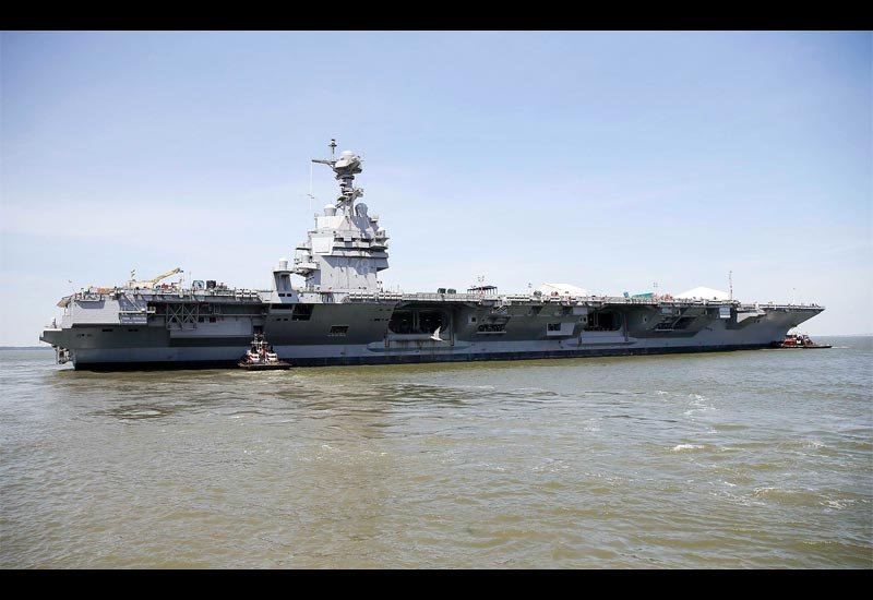 Uss Gerald Ford Cvn78 3 A4 Photo Print
