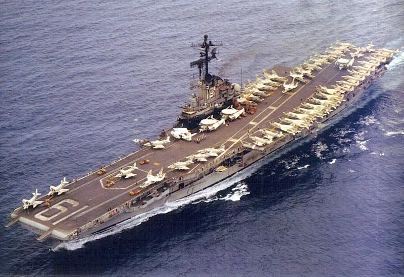 Uss Hancock Cv19 Aircraft Carrier United States 2 A4 Photo Print