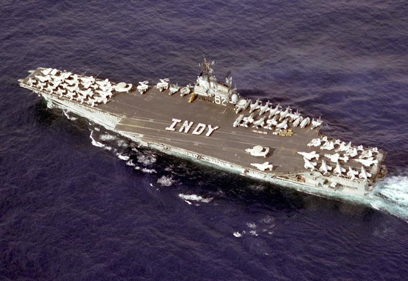 Uss Independence Cv62 2 A4 Photo Print