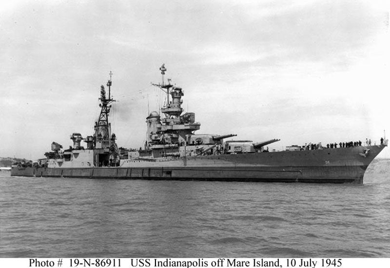 Uss Indianapolis Ca35 2 A4 Photo Print
