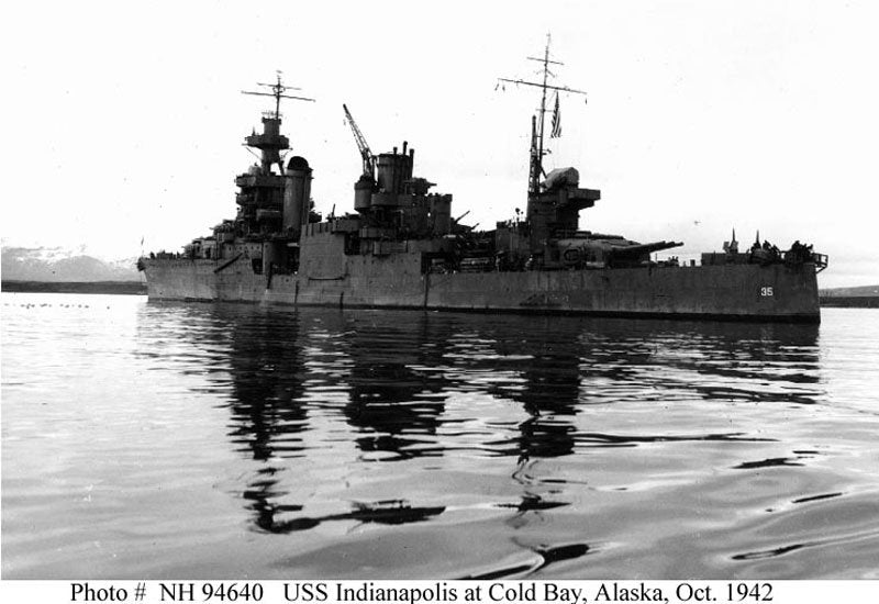 Uss Indianapolis Ca35 3 A4 Photo Print