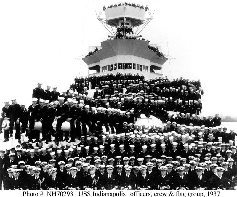 Uss Indianapolis Ca35 5 A4 Photo Print