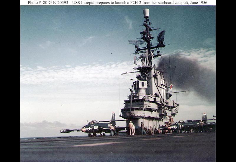Uss Intrepid Cv11 21 A4 Photo Print