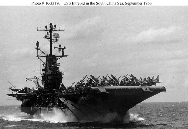 Uss Intrepid Cv11 25 A4 Photo Print