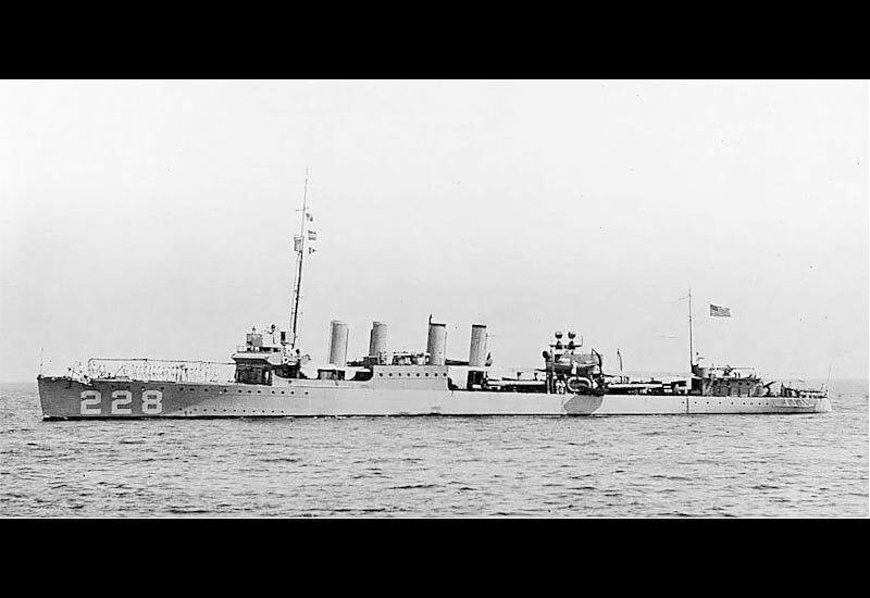 Uss John D Ford Dd228 Destroyer Warship United States A4 Photo Print