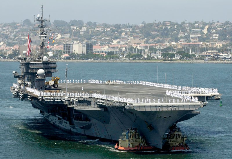 Uss Kitty Hawk Cv63 10 A4 Photo Print