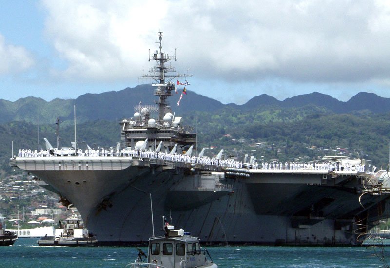 Uss Kitty Hawk Cv63 17 A4 Photo Print
