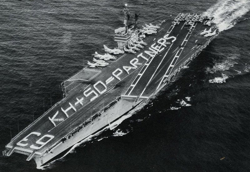 Uss Kitty Hawk Cv63 20 A4 Photo Print