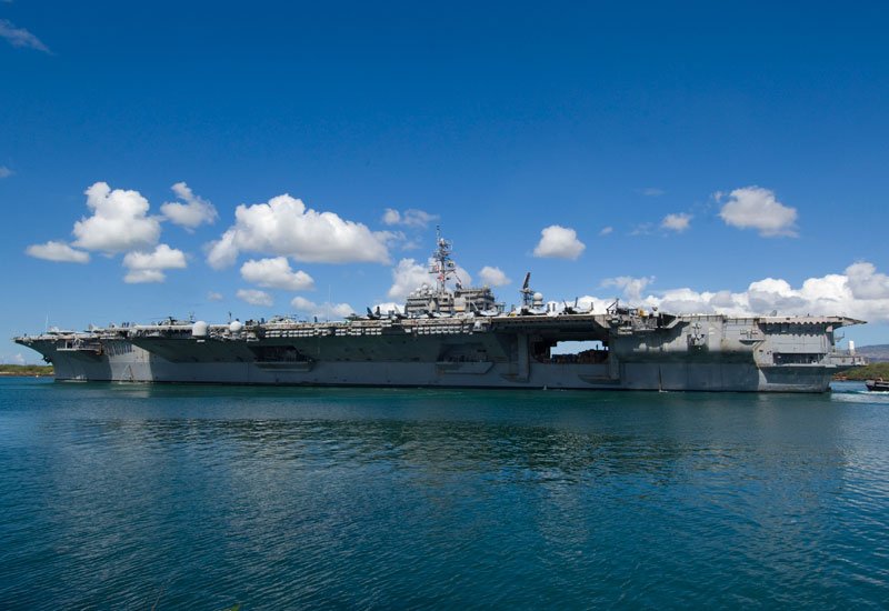 Uss Kitty Hawk Cv63 8 A4 Photo Print