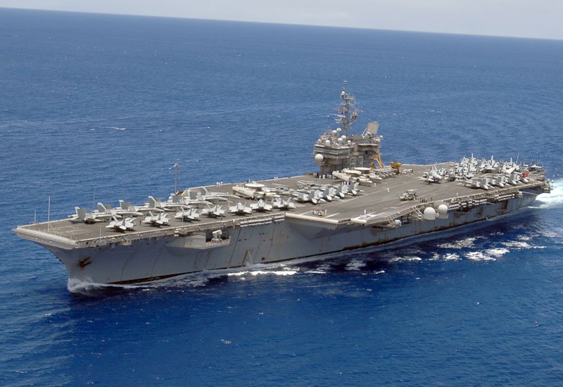 Uss Kitty Hawk Cv63 A4 Photo Print