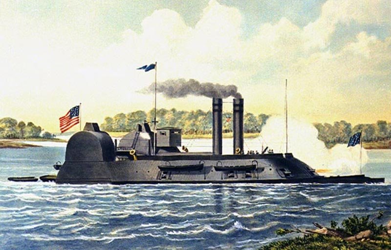 Uss Lafayette 1848 Ironclad Steamer A4 Photo Print