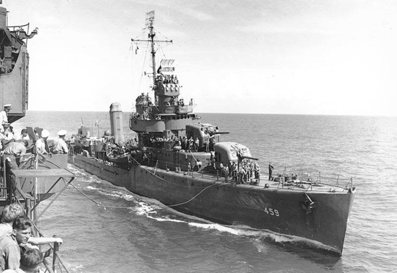 Uss Laffey Dd459 Destroyer Warship United States A4 Photo Print