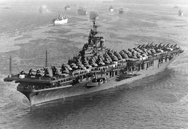 Uss Lake Champlain Cv39 Aircraft Carrier United States A4 Photo Print