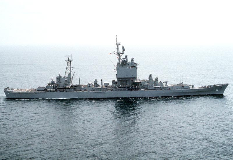 Uss Long Beach Cgn9 Nuclear Powered Guided Missile Cruiser United States A4 Photo Print