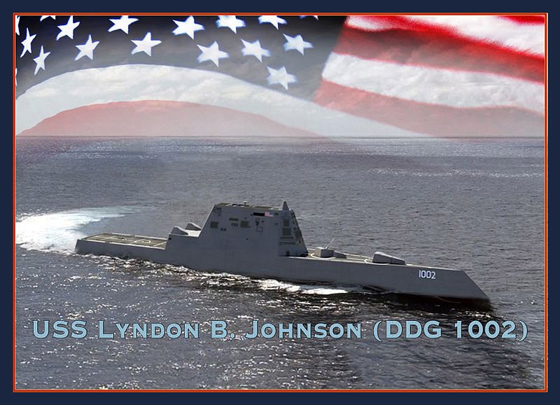 Uss Lyndon B Johnson Ddg1002 A4 Photo Print