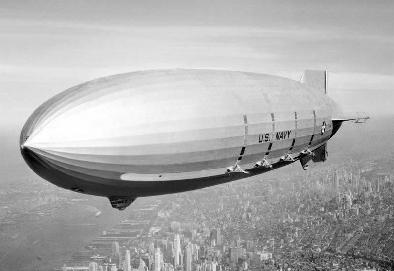 Uss Macon Zrs5 Rigid Airship United States A4 Photo Print