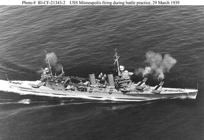 Uss Minneapolis Ca36 3 A4 Photo Print