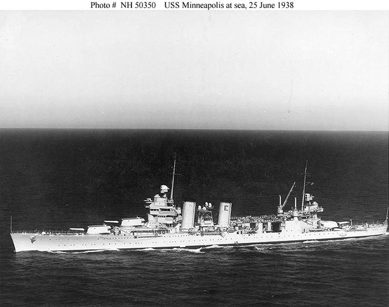 Uss Minneapolis Ca36 6 A4 Photo Print