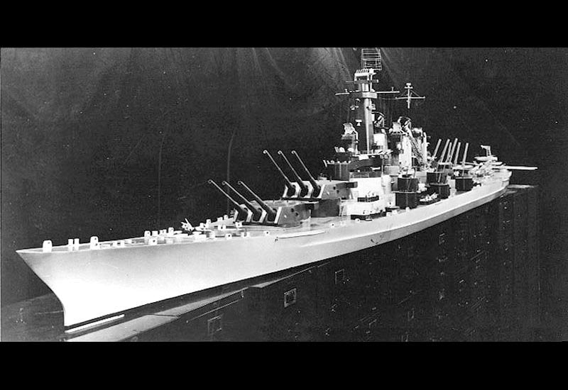 Uss Montana Bb67 A4 Photo Print