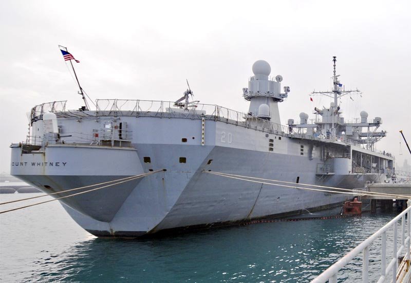 Uss Mount Whitney Lcc20 4 A4 Photo Print