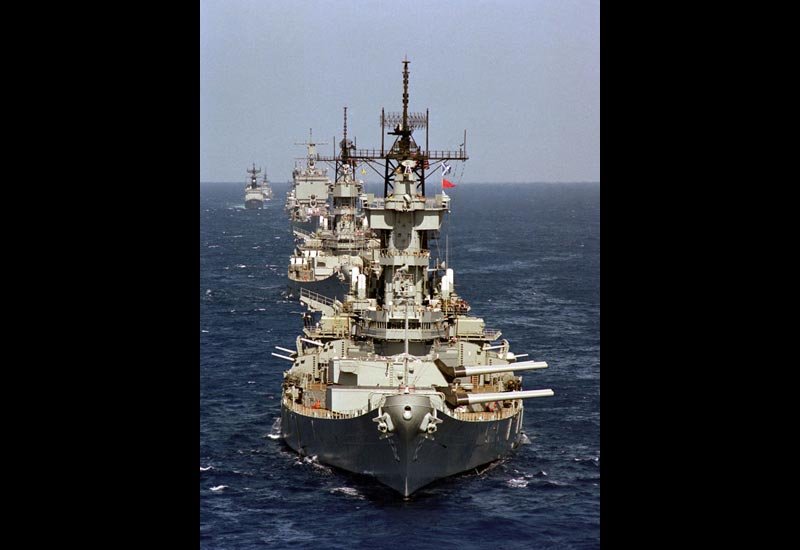 Uss New Jersey Bb62 3 A4 Photo Print