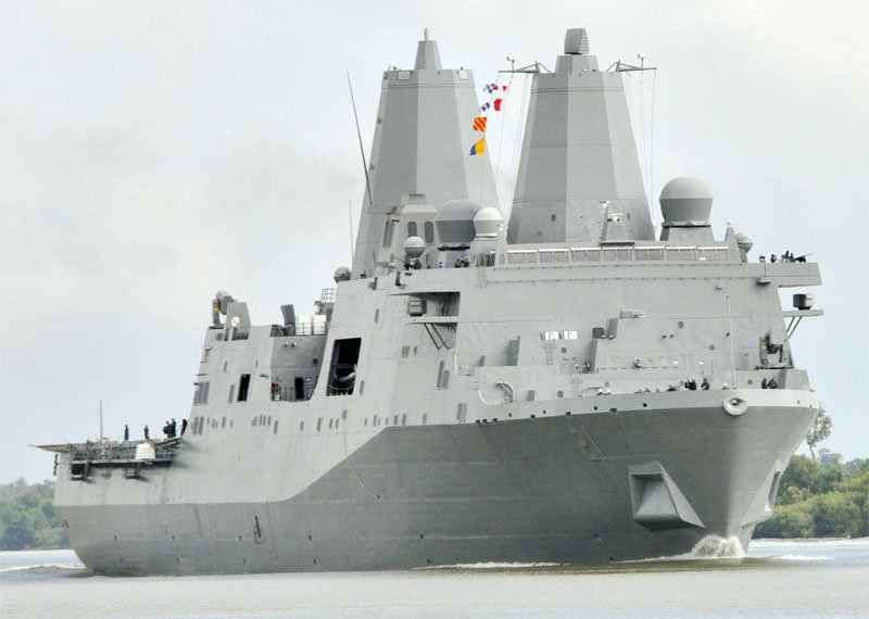 Uss New York Lpd21 A4 Photo Print