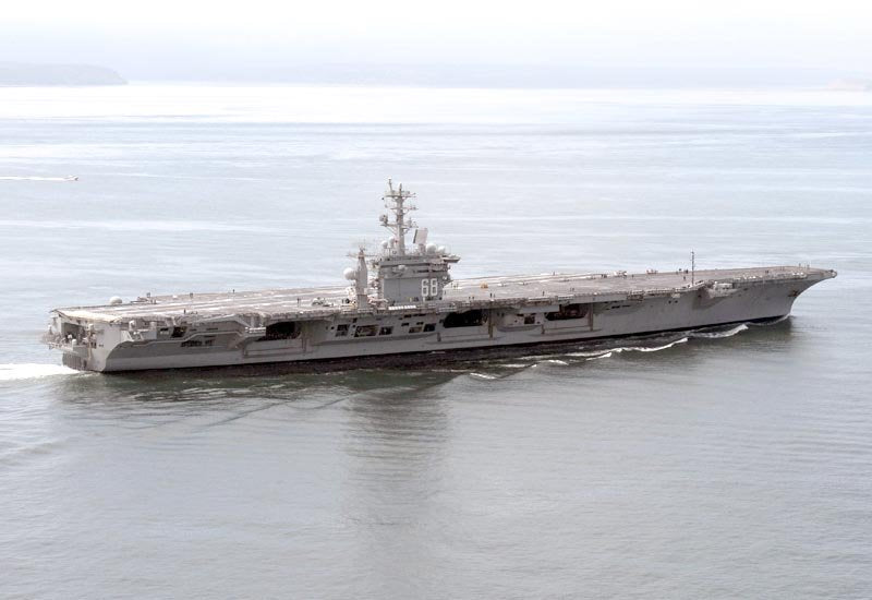 Uss Nimitz Cv68 Nuclear Aircraft Carrier A4 Photo Print
