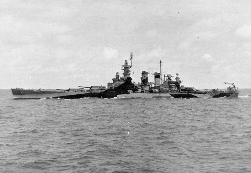 Uss North Carolina Bb55 A4 Photo Print