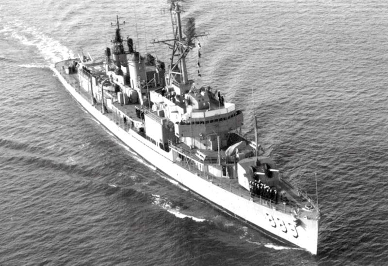 Uss Ohare Dd889 Destroyer Warship United States A4 Photo Print