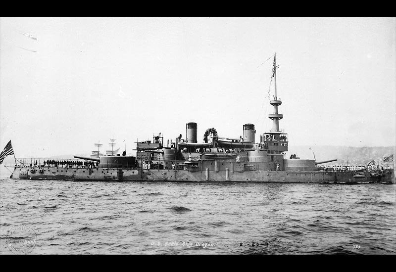 Uss Oregon Bb3 Predreadnought Battleship 10 A4 Photo Print