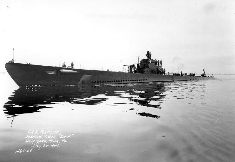 Uss Porpoise Ss172 A4 Photo Print