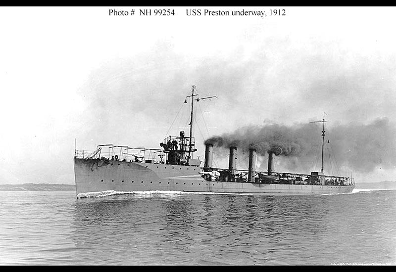 Uss Preston Dd19 Destroyer United States Navy 2 A4 Photo Print