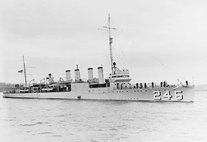 Uss Reuben James Dd245 Destroyer Us Navy A4 Photo Print