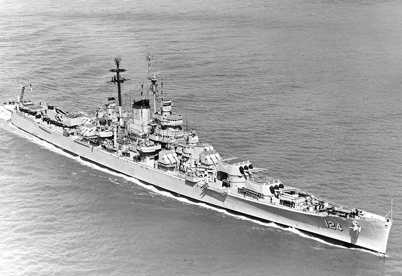 Uss Rochester Ca124 Heavy Cruiser United States 2 A4 Photo Print