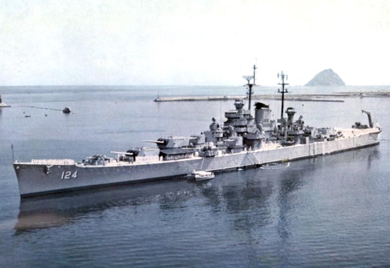 Uss Rochester Ca124 Heavy Cruiser United States A4 Photo Print