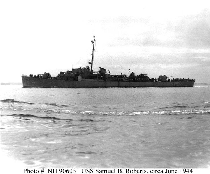 Uss Samuel B Roberts De413 2 A4 Photo Print