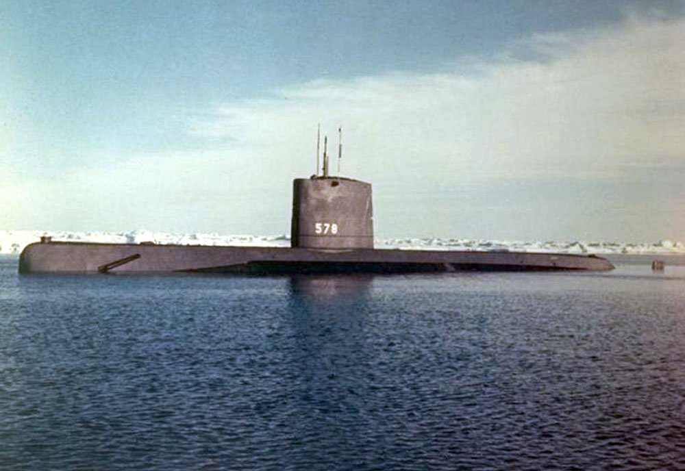 Uss Skate Ssn578 Nuclear Powered Submarine Usn A4 Photo Print