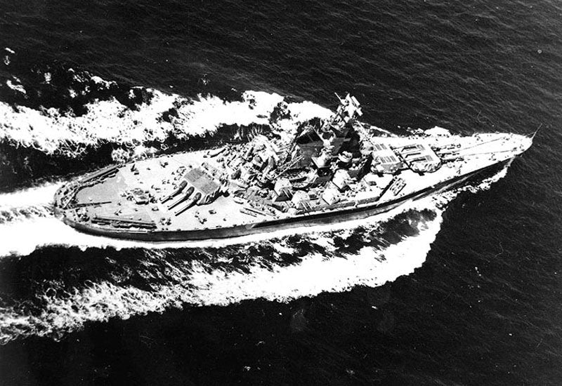 Uss South Dakota Bb57 7 A4 Photo Print