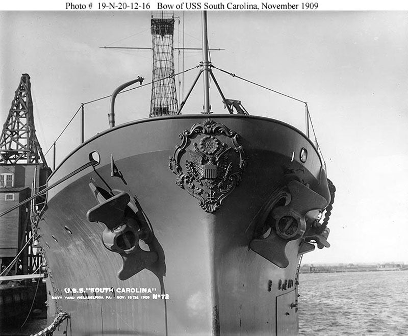 Uss Southcarolina Bb26 7 A4 Photo Print