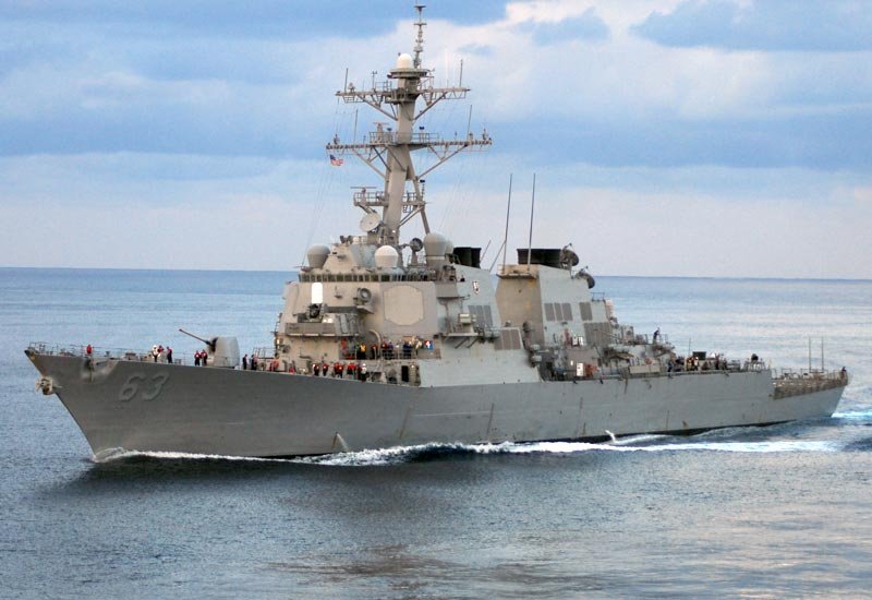 Uss Stethem Ddg63 Guided Missile Destroyer United States A4 Photo Print