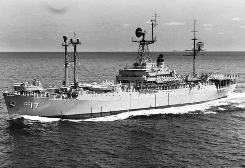 Uss Taconic Agc17 Amphibious Command Ship 14 A4 Photo Print