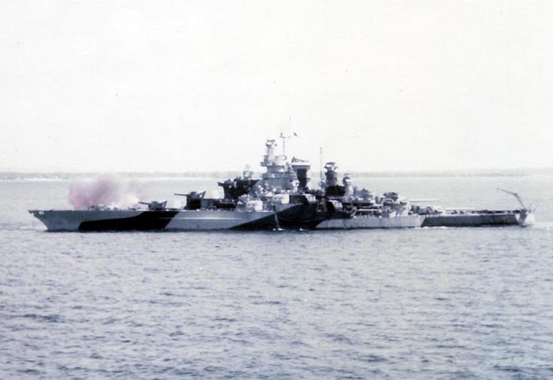Uss Tennessee Bb43 13 A4 Photo Print