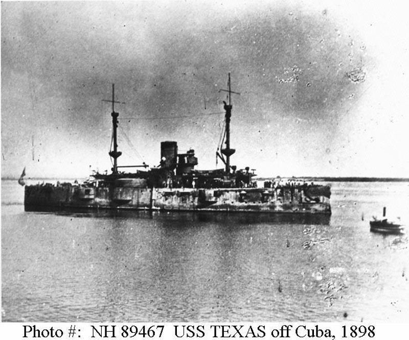 Uss Texas 1895 4 A4 Photo Print